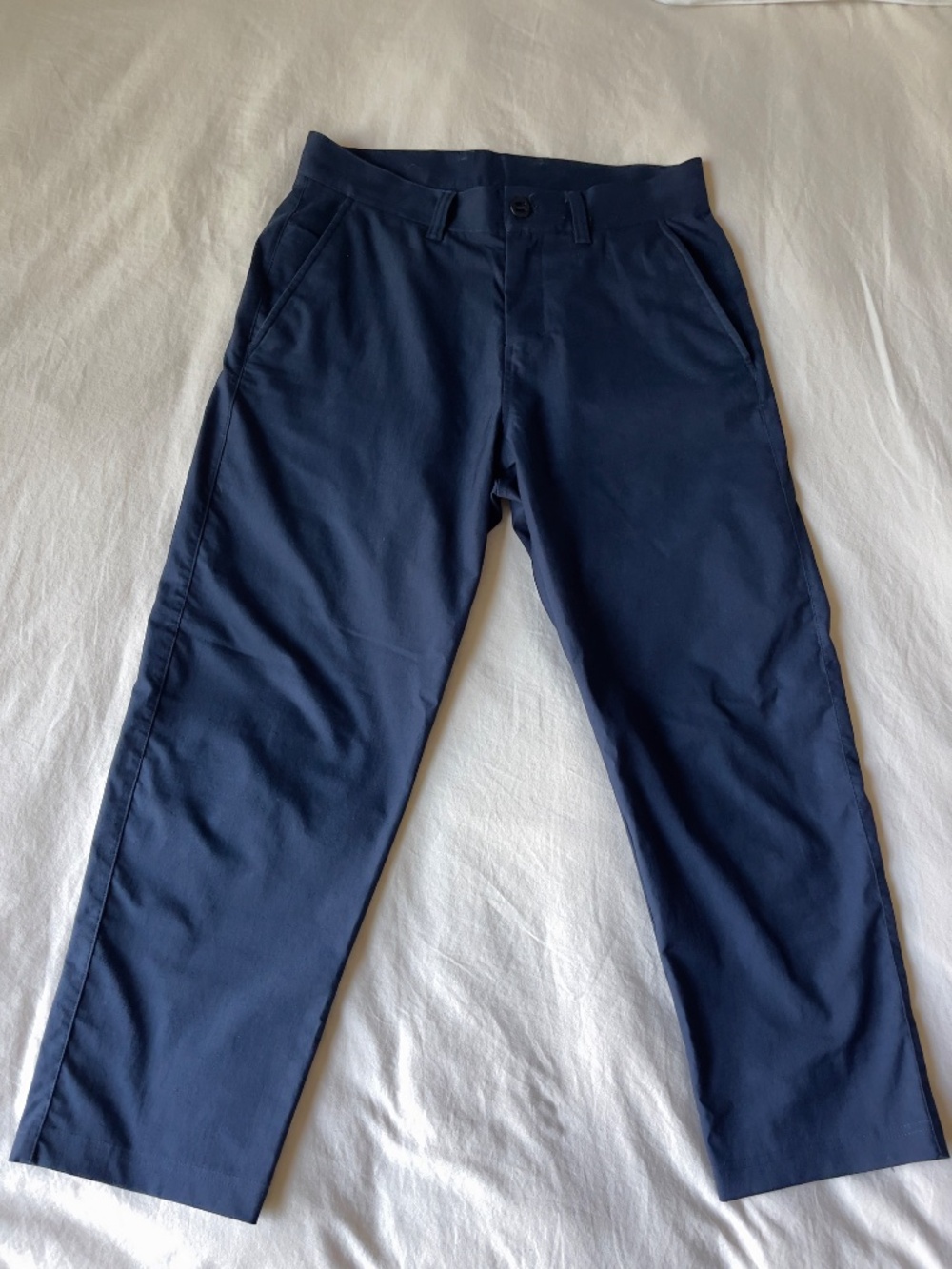 Lululemon Relaxed Taper Trouser men 30 cropped Navy
